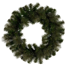 61cm Pre-Lit Christmas Wreath – Gold Pine, 50 LED Multi Function