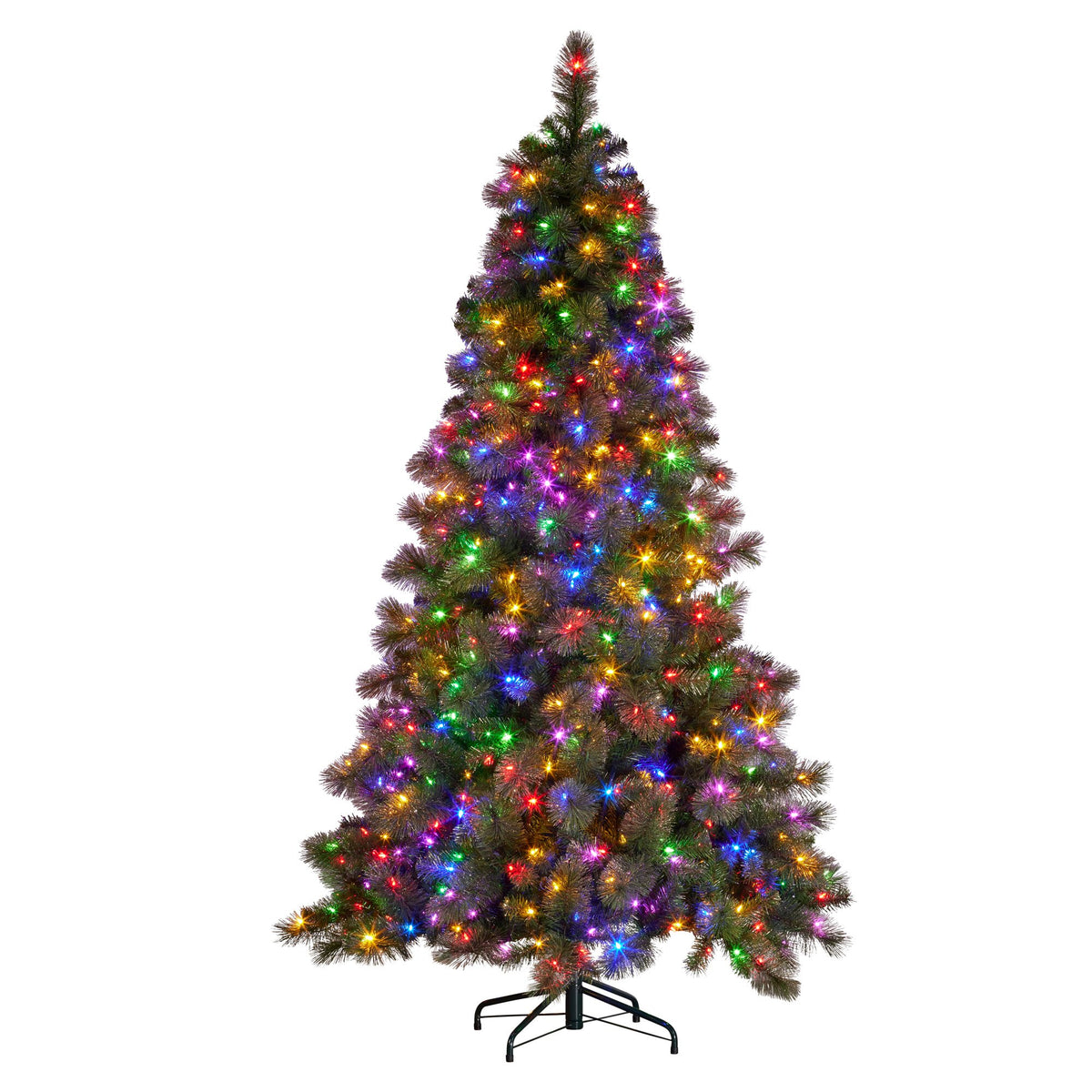 9FT Pre-Lit Glitter Gold Christmas Tree with 850 Multi-Function LEDs