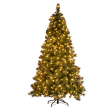 9FT Pre-Lit Glitter Gold Christmas Tree with 850 Multi-Function LEDs