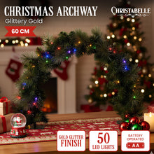 60CM Pre-Lit Tabletop Christmas Arch with Multi-Function LEDs