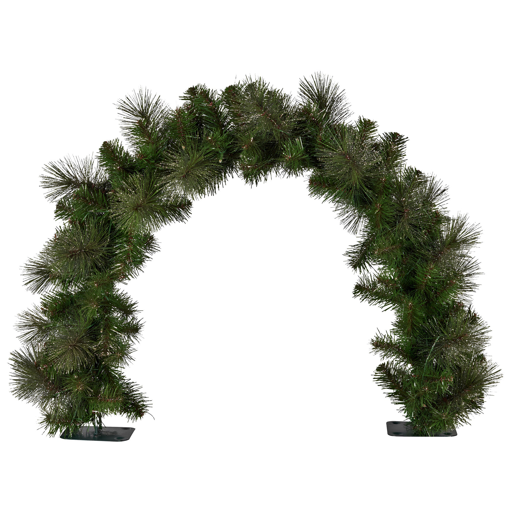 60cm Pre-Lit Christmas Archway Garland – 124 Tips, 50 LED