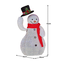 51CM Animated Snowman Display – 50 Multicolour LED Lights