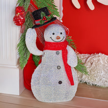 51CM Animated Snowman Display – 50 Multicolour LED Lights