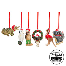 Aussie Animal Christmas Baubles – Pack of 6 Hanging Ornaments