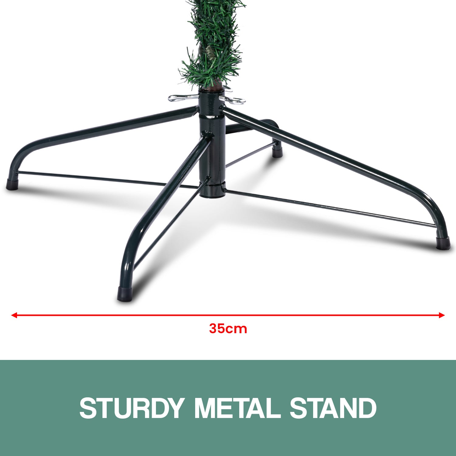 5FT Green Christmas Tree – 550 Tips, Unlit