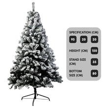 5FT Snow-Flocked Christmas Tree with 550 Tips
