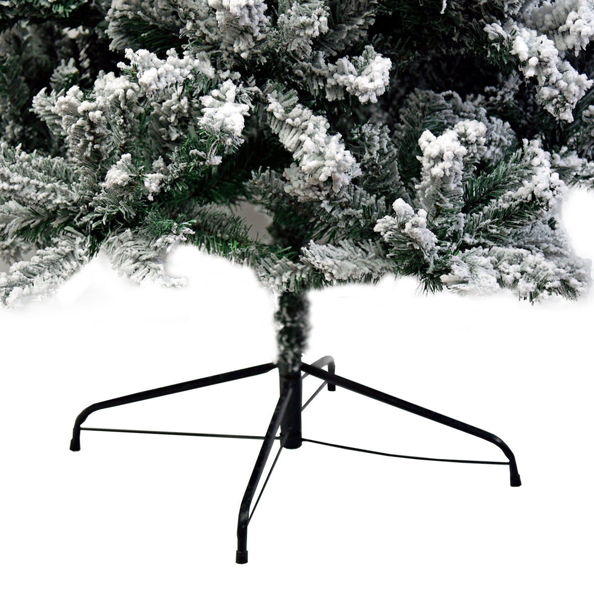6FT Snow-Flocked Christmas Tree with 850 Tips