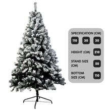 7FT Snow-Flocked Christmas Tree with 1200 Tips