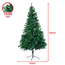 8FT Green Christmas Tree with 1500 Tips