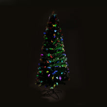 4FT Enchanted Fibre Optic Christmas Tree – 150 Tips, Multicolour LED Lights