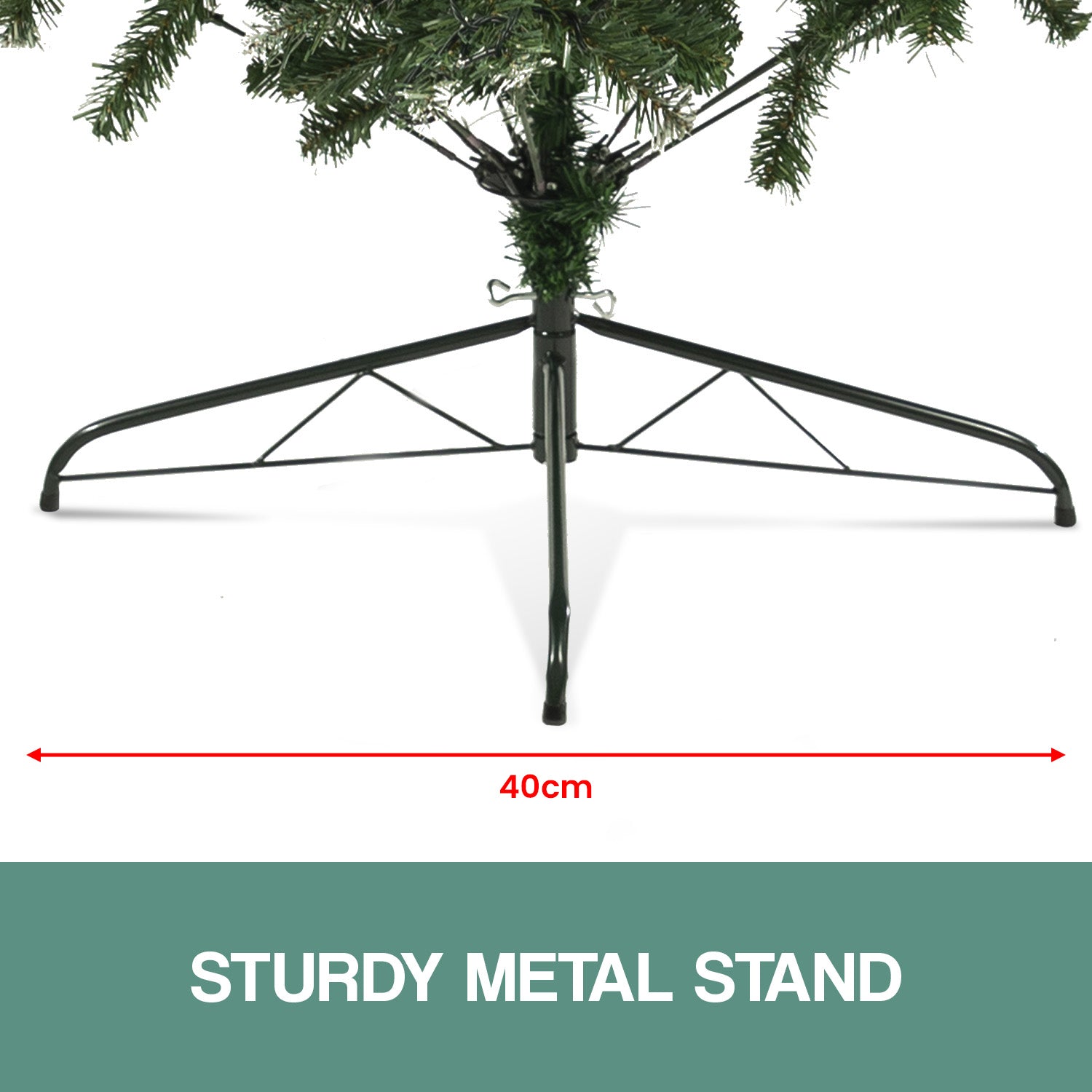6FT Pre-Lit Snow-Tipped Christmas Tree with Pine Cones & 250 LEDs