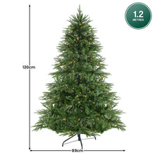 4FT Pre-Lit Everglow Fir Christmas Tree with 150 LED Lights