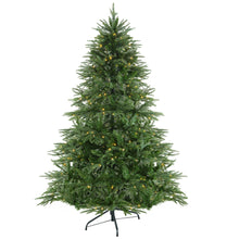 6FT Pre-Lit Everglow Fir Christmas Tree with 300 LED Lights