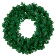 61cm Pre-Lit Christmas Wreath – 180 Tips, 40 Warm White LEDs