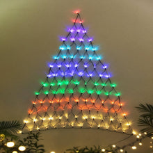 165cm LED Christmas Tree Net Lights – 105 Multi Colour