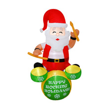 6FT Inflatable Santa Rocking Chair – LED Christmas Inflatable