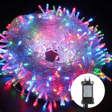 1.9M x 2M Multi-Coloured Curtain Christmas Lights
