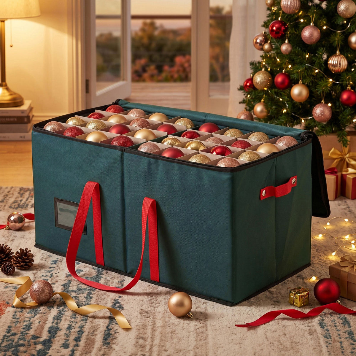 128 Slot Christmas Bauble & Ornament Storage Box
