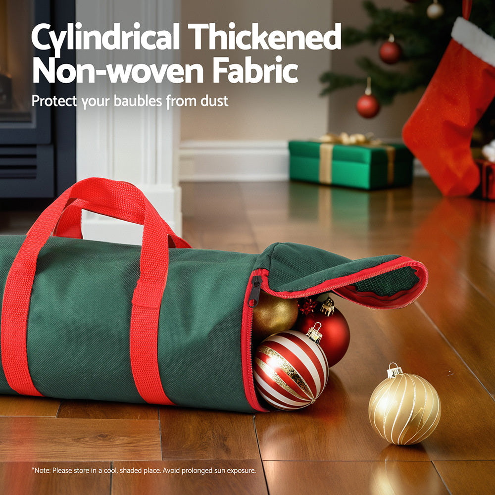 Green Christmas Bauble Storage Bag