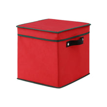 Christmas Bauble Storage Box 64 Slots – Red Oxford Fabric