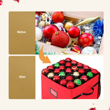 Christmas Ornament Storage Cart 125 Slots – Red Oxford Fabric