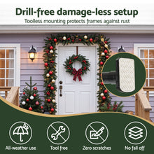 76.5–135CM Adjustable Christmas Garland Hanger with Hooks