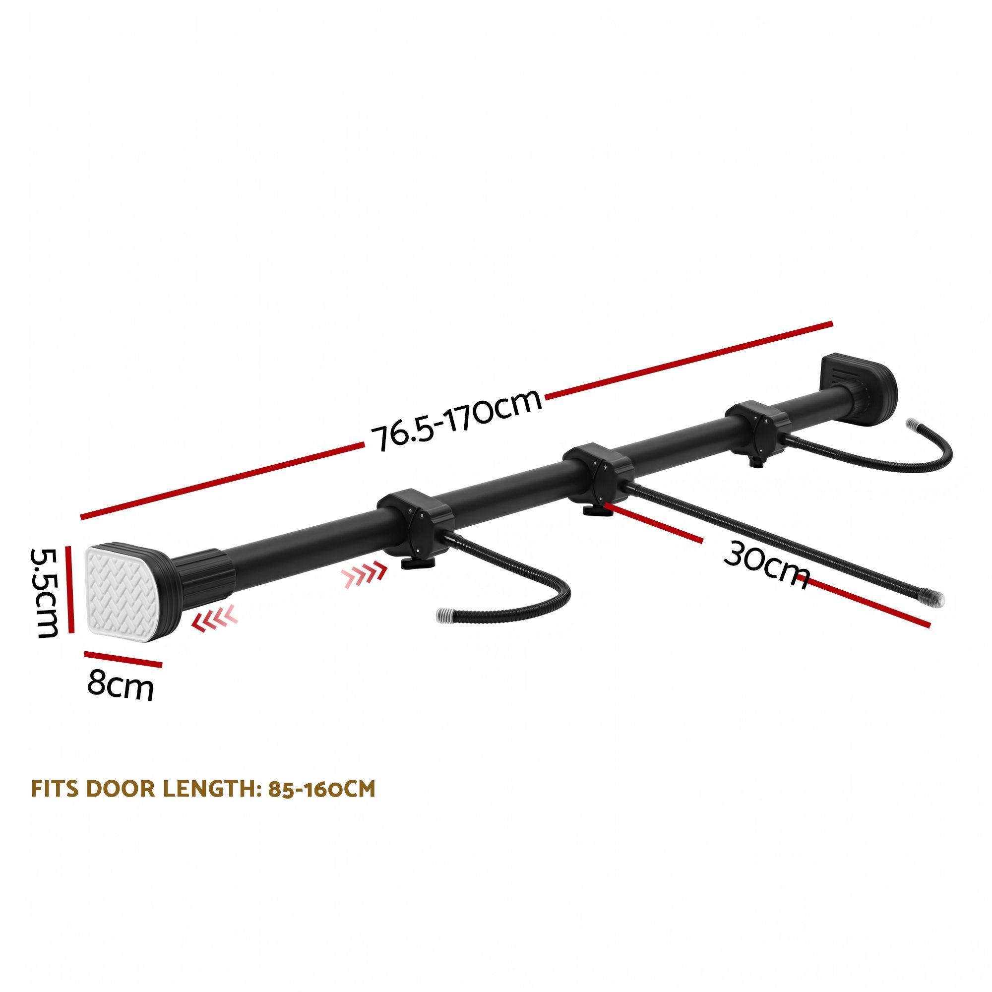 76.5–170CM Adjustable Christmas Garland Hanger with Hooks