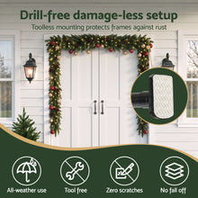 76.5–170CM Adjustable Christmas Garland Hanger with Hooks