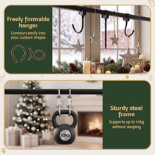 76.5–170CM Adjustable Christmas Garland Hanger with Hooks