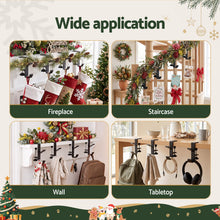 4 Pack Christmas Garland & Stocking Hangers – 10KG