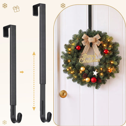 39–65CM Adjustable Christmas Wreath Door Hanger