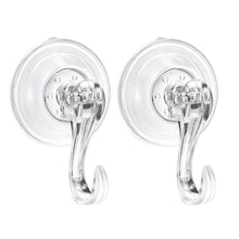 4CM Clear Vacuum Christmas Wreath Hooks – 2 Pack