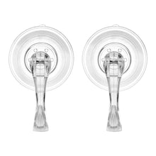 4CM Clear Vacuum Christmas Wreath Hooks – 2 Pack
