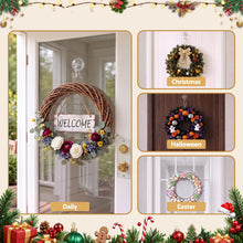 4CM Clear Vacuum Christmas Wreath Hooks – 2 Pack