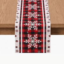 190 x 32CM Buffalo Plaid Christmas Table Runner