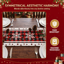 190 x 32CM Buffalo Plaid Christmas Table Runner