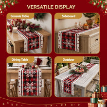190 x 32CM Buffalo Plaid Christmas Table Runner