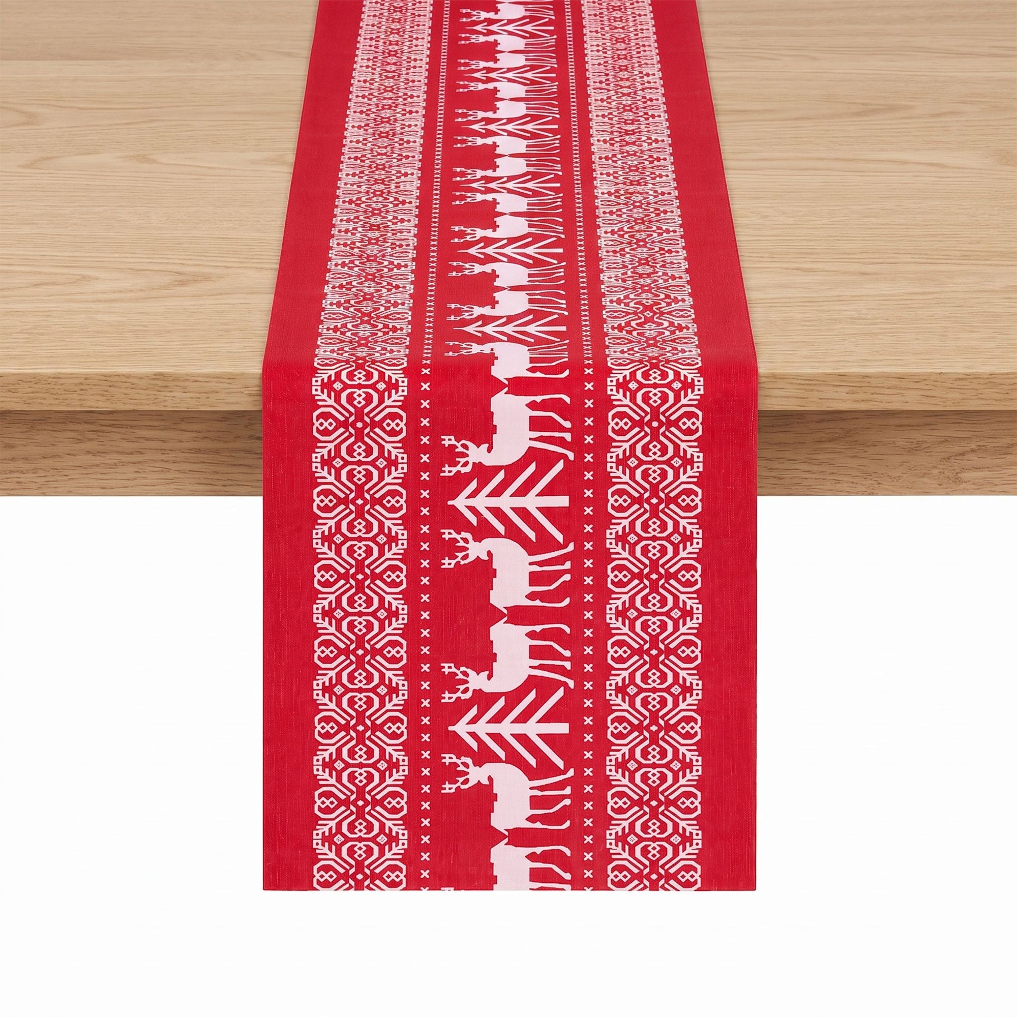270 x 28CM Reindeer Christmas Table Runner