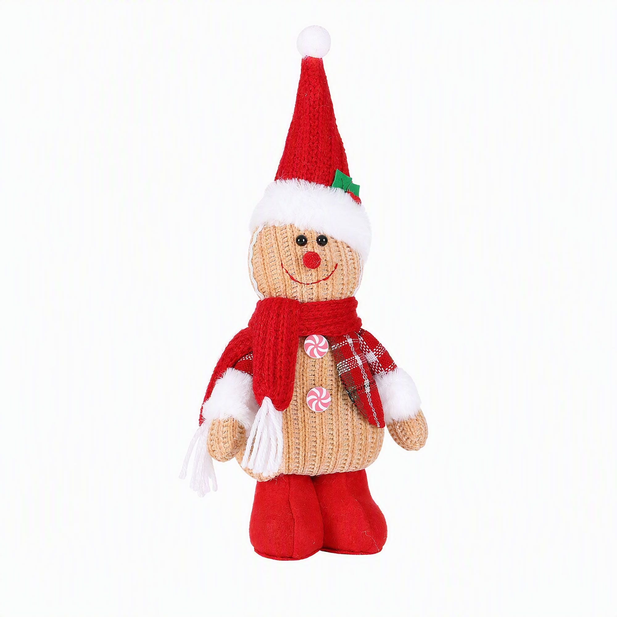 32.5CM Knitted Gingerbread Man Christmas Decoration