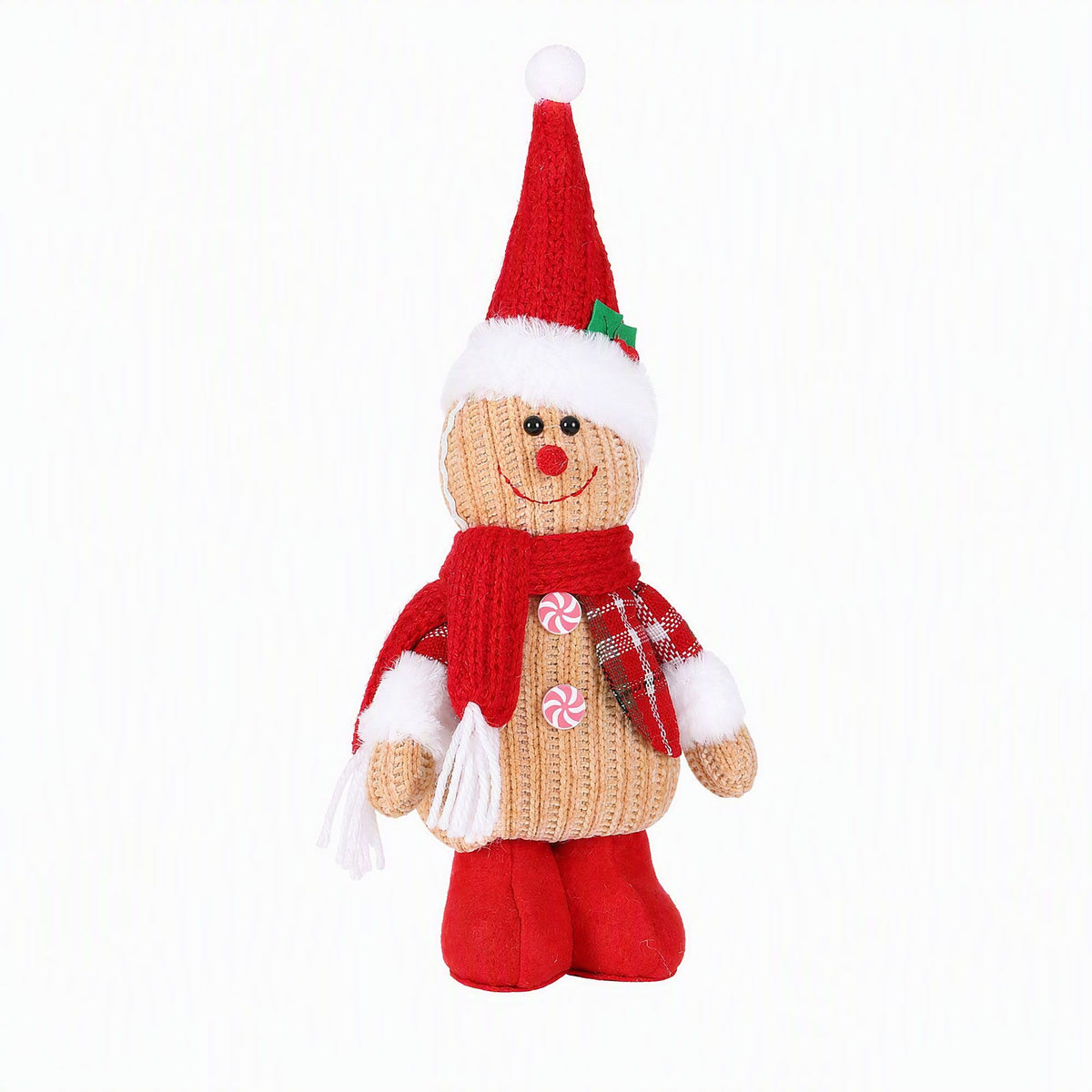 32.5CM Knitted Gingerbread Man Christmas Decoration