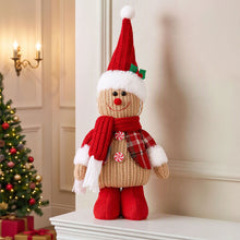 32.5CM Knitted Gingerbread Man Christmas Decoration