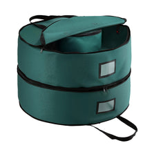60CM 2-Tier Garland & Wreath Storage Bag – Green Oxford Fabric
