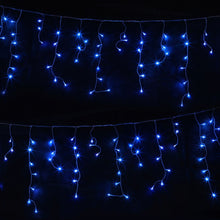32M Solar Blue LED Icicle Christmas Lights with 960 LEDs