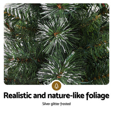 3FT Pre-Lit Potted Christmas Tree – 80 Warm White LEDs, 110 Tips