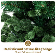 4FT Pre-Lit Potted Christmas Tree with 100 Warm White LEDs