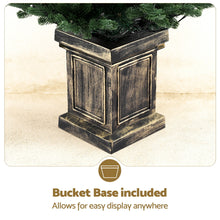 4FT Pre-Lit Potted Christmas Tree with 100 Warm White LEDs
