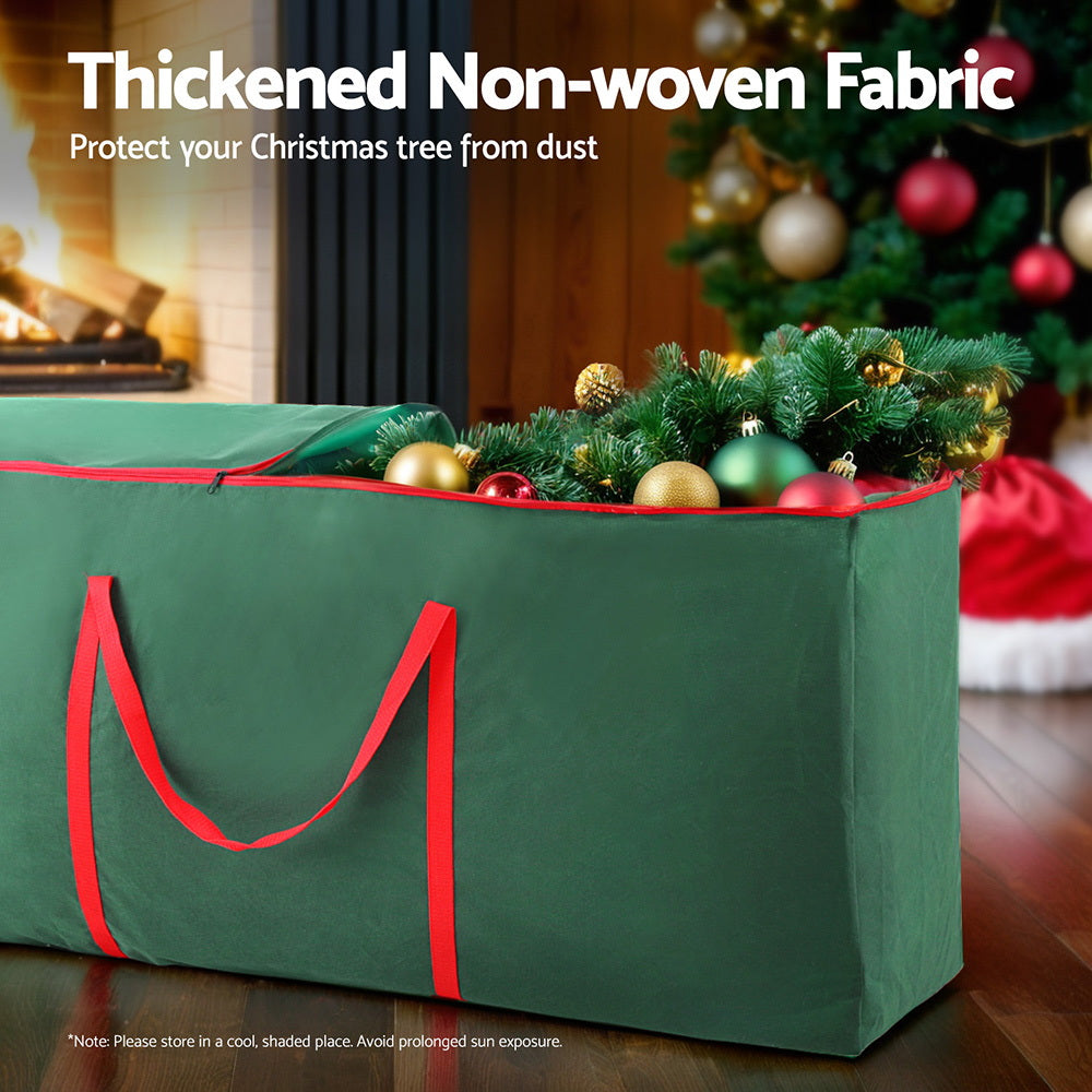 8FT Christmas Tree Storage Bag – Green Heavy-Duty Oxford Fabric