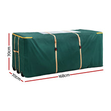 10FT Christmas Tree Storage Bag with Wheels – Green Oxford Fabric