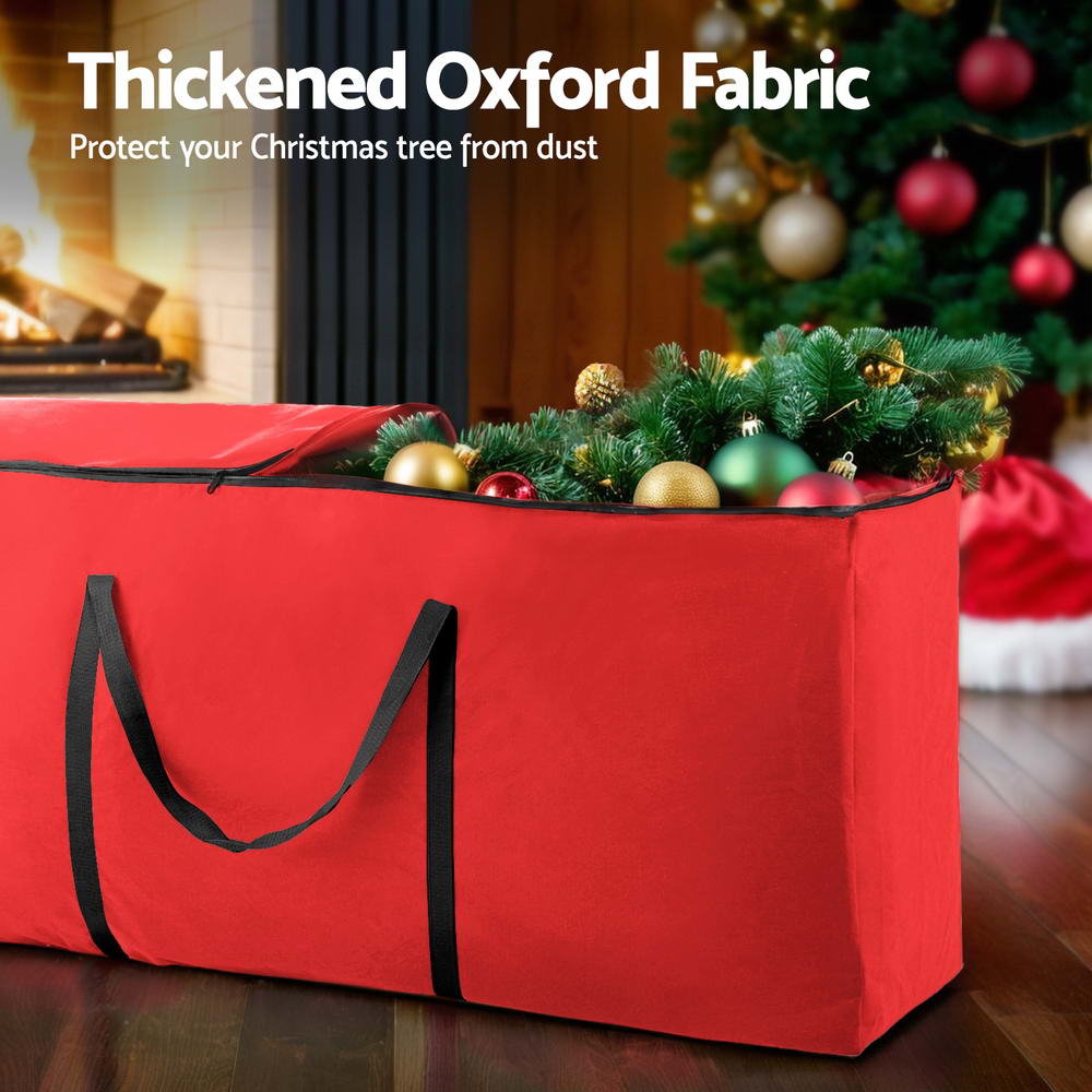 8FT Christmas Tree Storage Bag – Red Oxford Fabric
