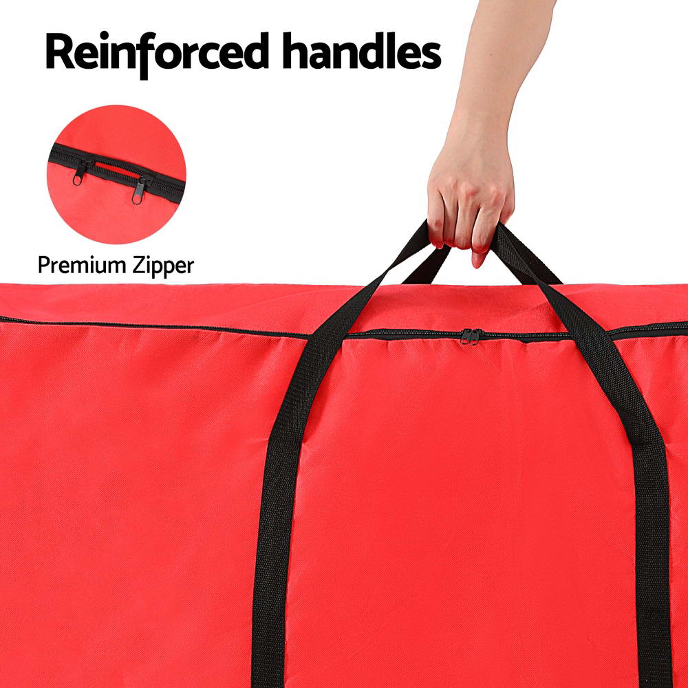 8FT Christmas Tree Storage Bag – Red Oxford Fabric